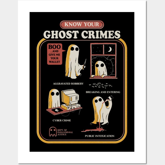 Ghost Crimes Wall Art by DinoMike